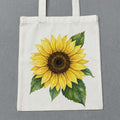 sunflower tote bag hand painted design